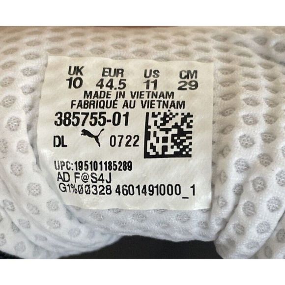 Puma RS-X SPLIT 385755-01 Men's Sneaker Shoes Black/White Size 13 NEW - Picture 8 of 8